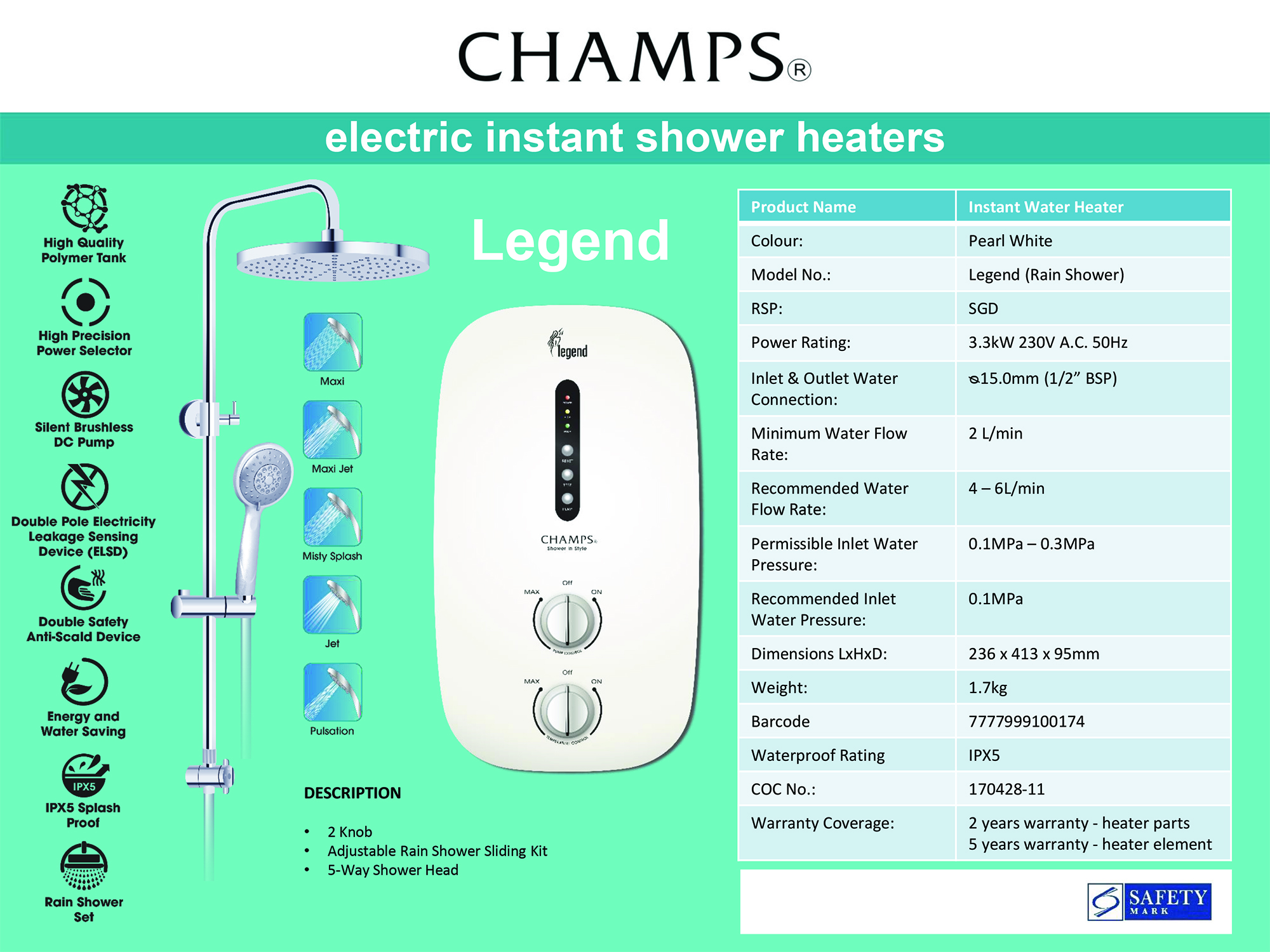 CHAMPS LEGEND WHITE